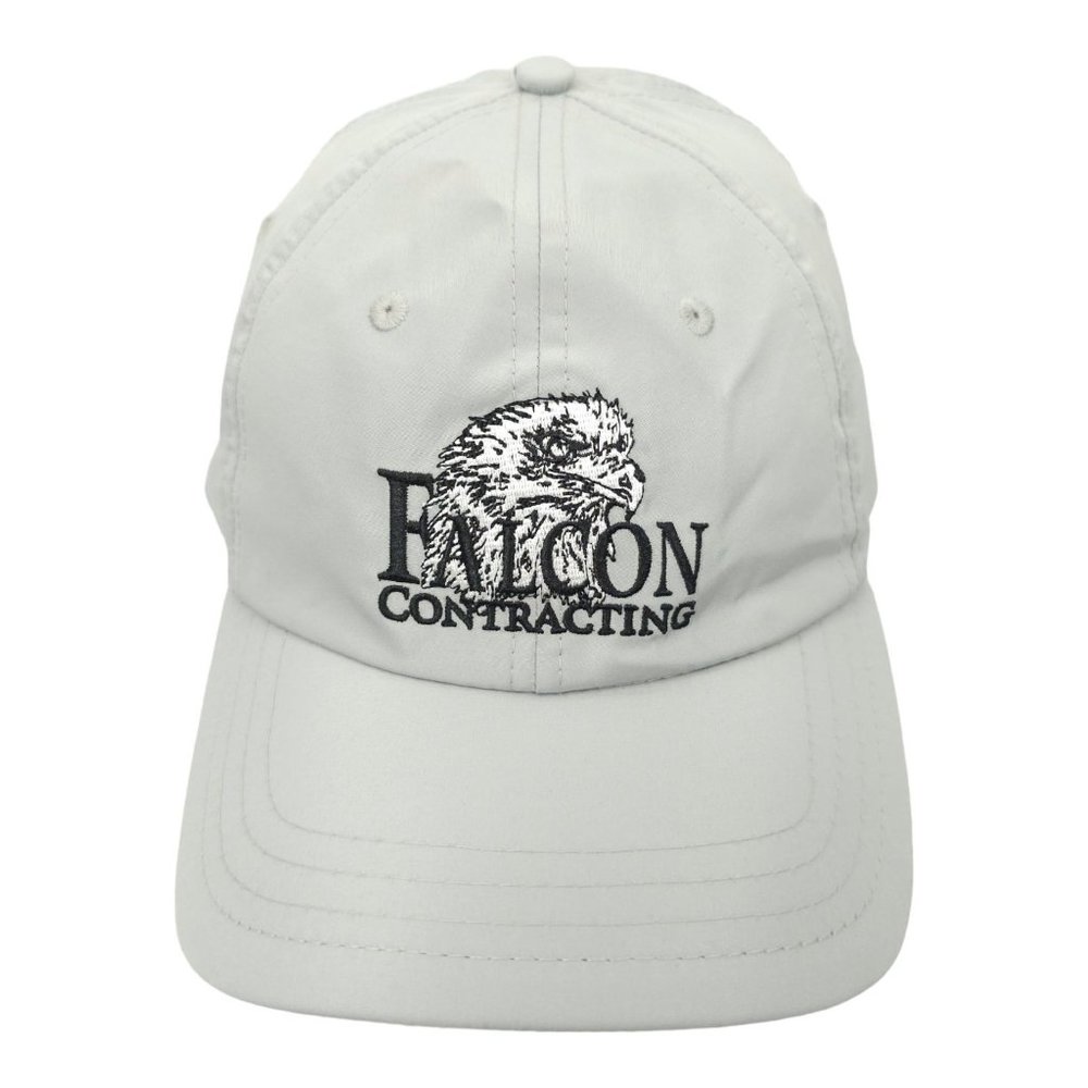 Falcon Contracting Embroidered Nylon Strapback Cap Trucker Baseball Hat Pukka
